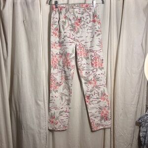 Mother Denim The Springy Ankle High Rise Jeans Aloha Print